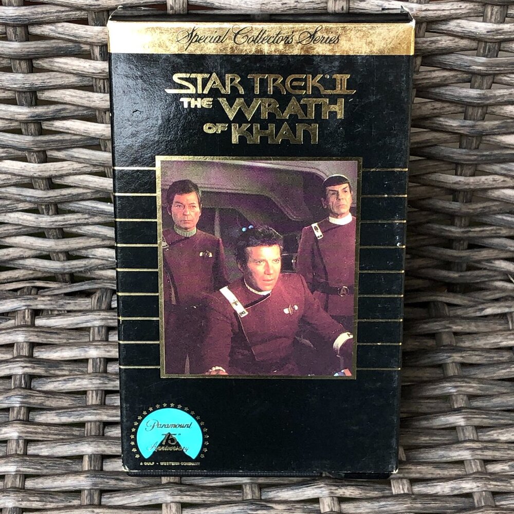 Star Trek 2 The Wrath of Khan Betamax Tape Movie Special Collectors Series 1982
